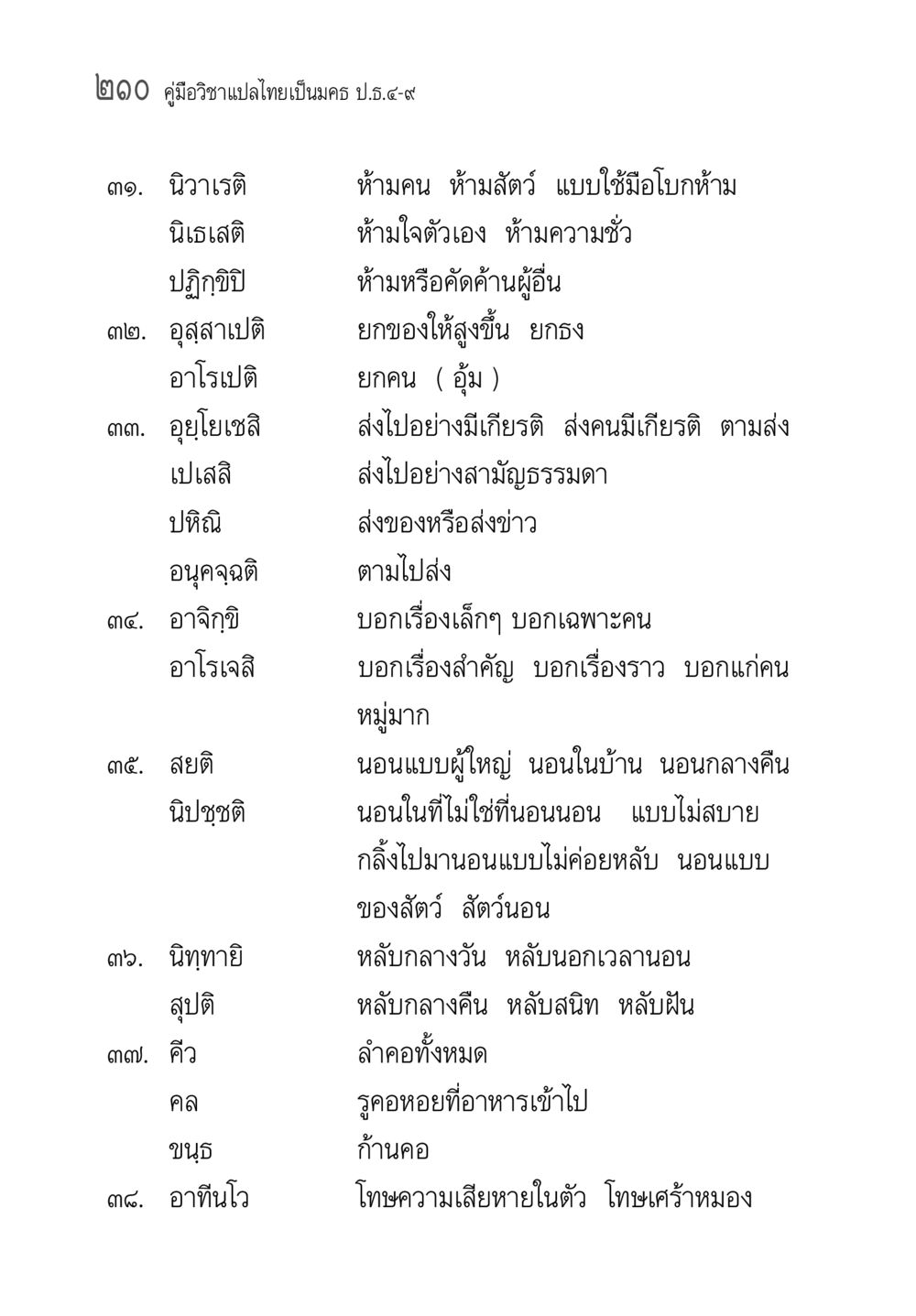 คู่มือวิชาแปลไทยเป็นมคธ ป.ธ.๔-๙ คู่มือวิชาแปลไทยเป็นมคธ ป.ธ.๔-๙ วิชาแต่งไทยเป็นมคธ ป.ธ.๙ หน้า 226
