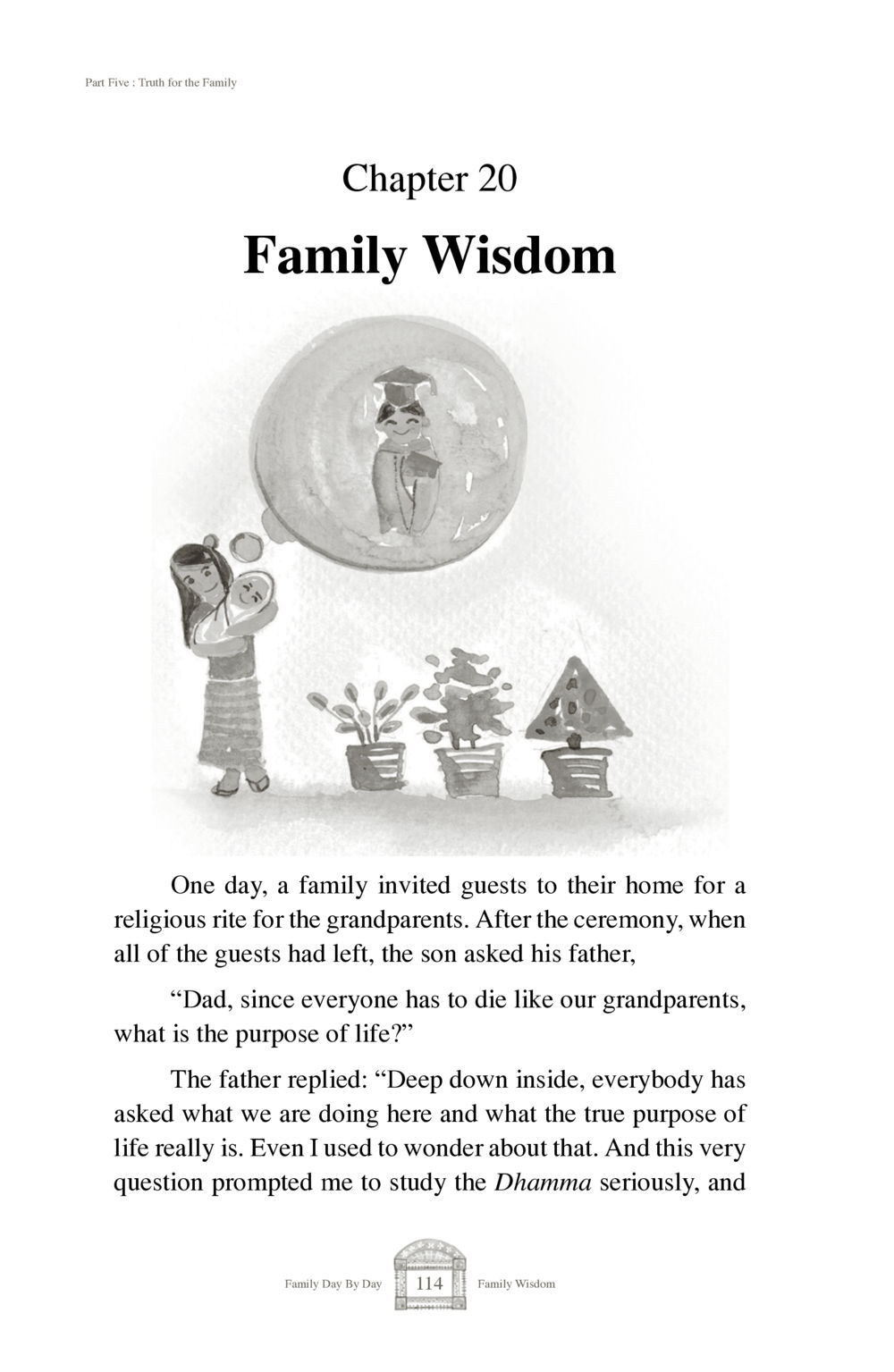 Family Wisdom: Understanding Life's Purpose Family Day By Day หน้า 116