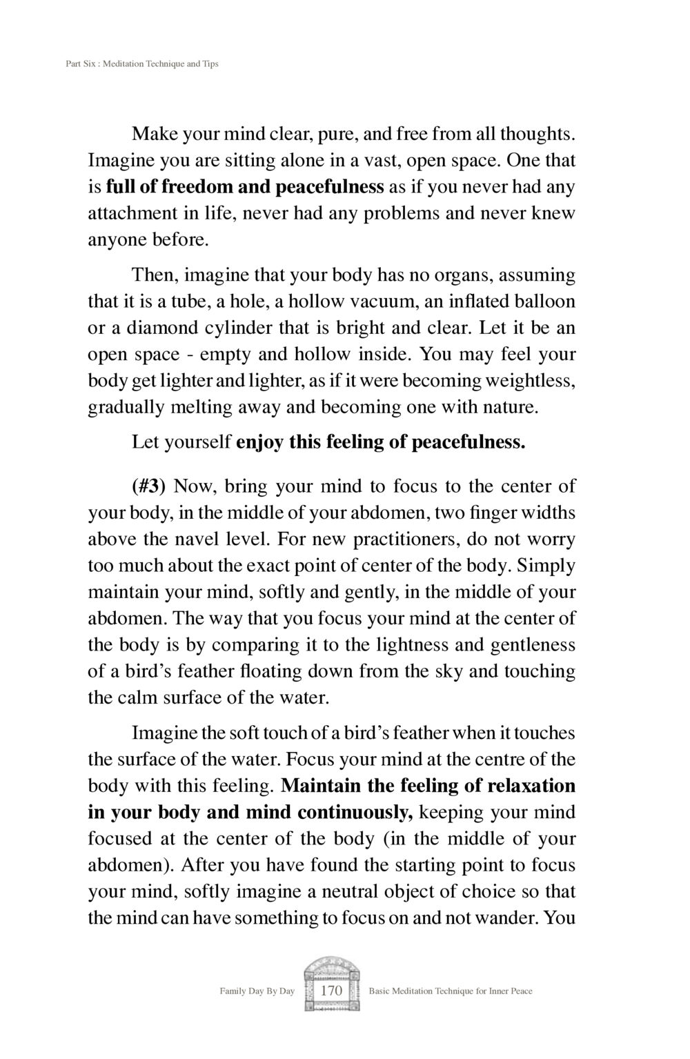 Meditation Techniques for Inner Peace Family Day By Day หน้า 172