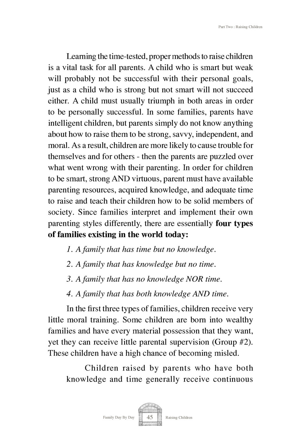 Raising Children: Essential Parenting Methods Family Day By Day หน้า 47