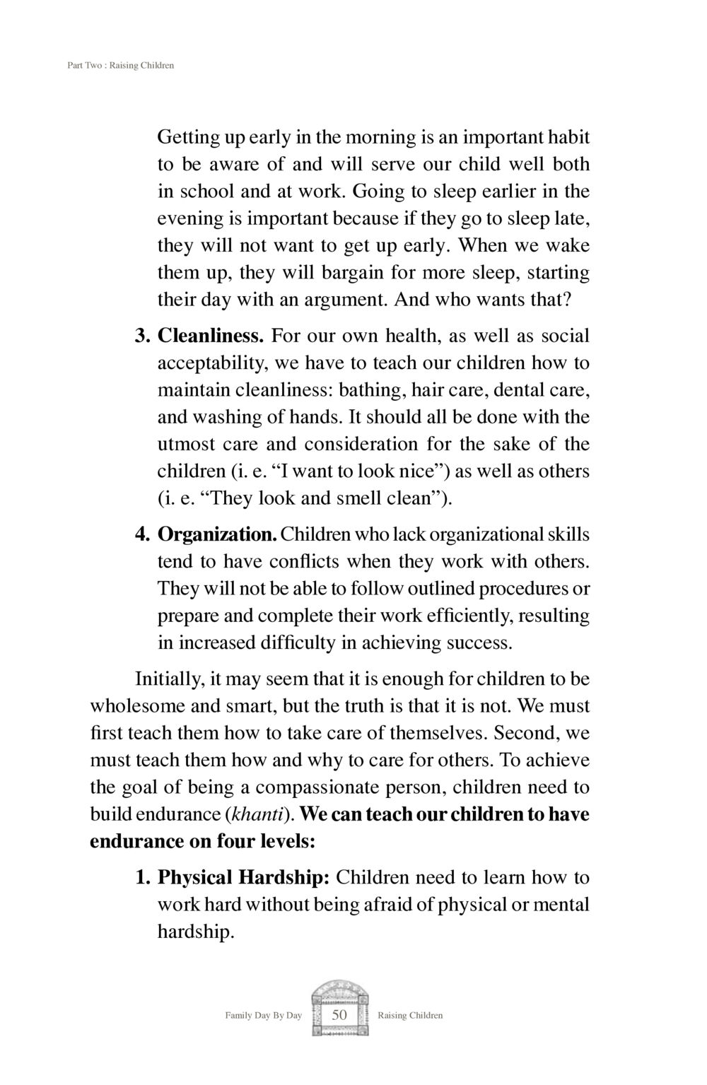 Raising Children: Essential Habits for Success Family Day By Day หน้า 52