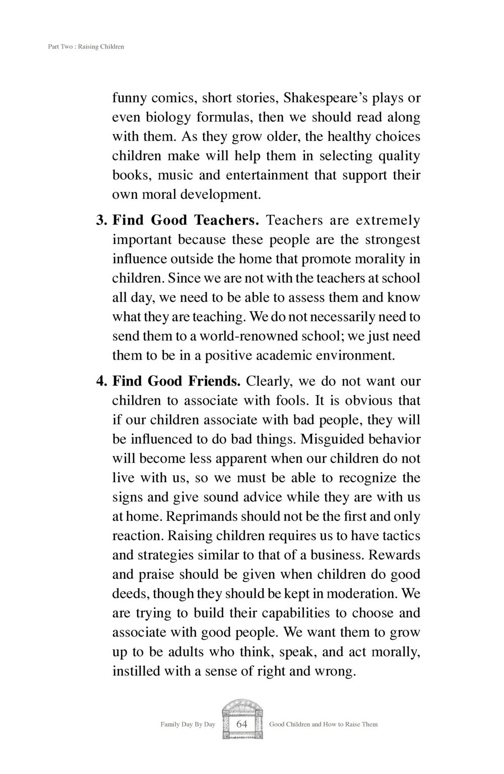 Raising Morally Responsible Children Family Day By Day หน้า 66