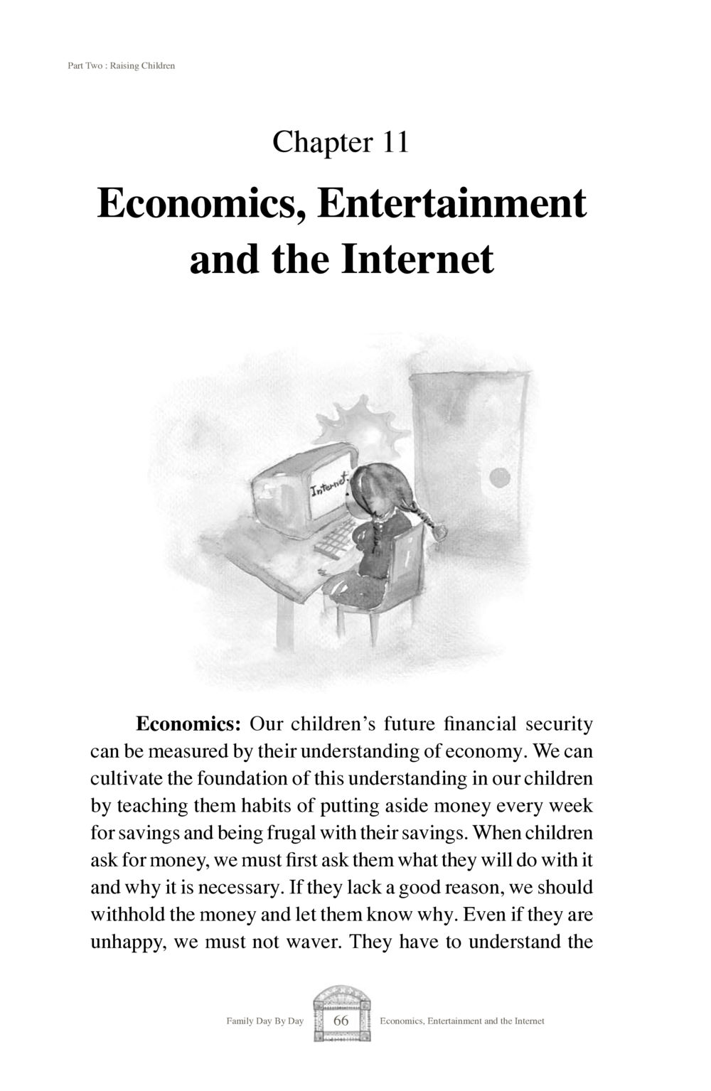 Economics, Entertainment, and the Internet Family Day By Day หน้า 68