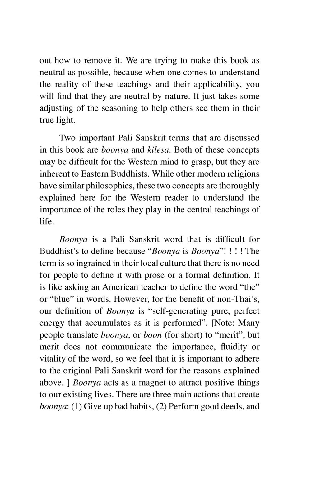 Understanding Boonya and Kilesa in Buddhist Teachings Family Day By Day หน้า 8