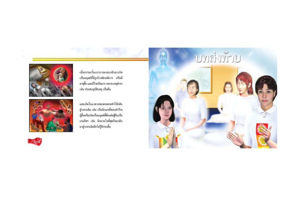 ผลของกรรมและการเกิดใหม่ ศึกชิงอบาย หน้า 36