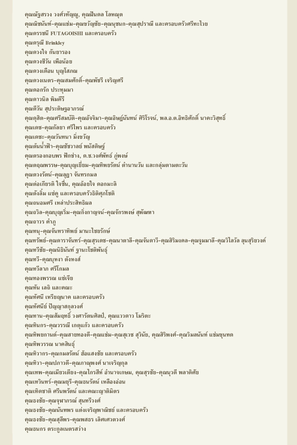 รายชื่อและครอบครัว คุณยาย IN MY HEART 3 หน้า 160