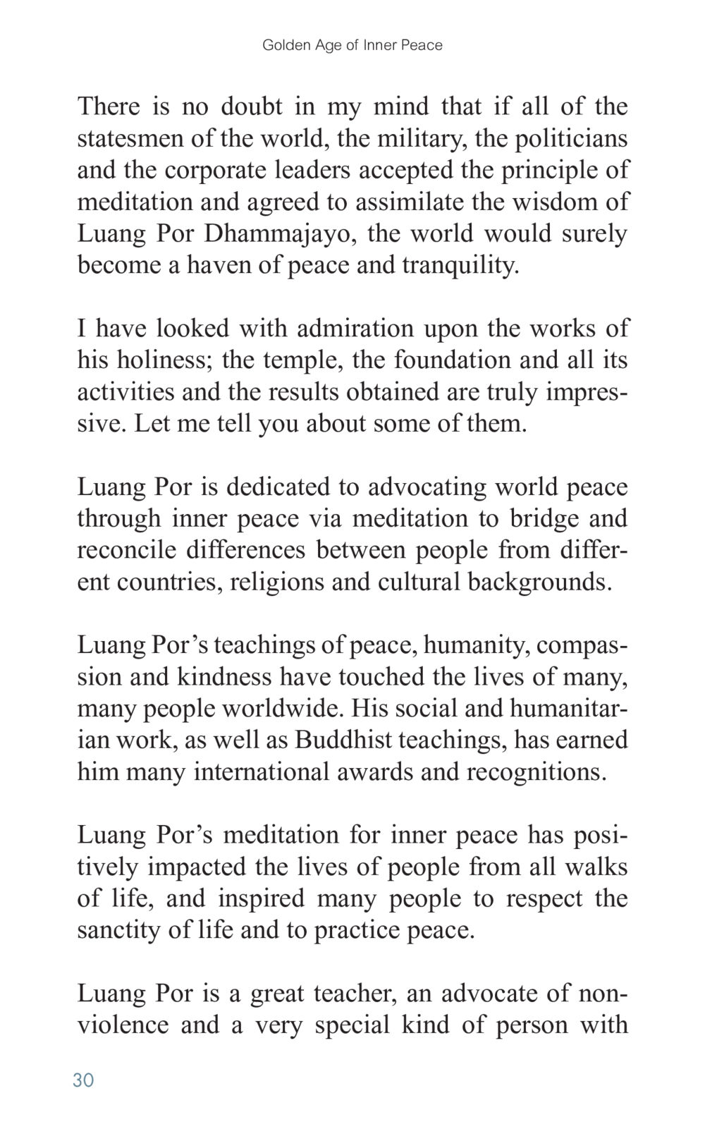 Golden Age of Inner Peace Golden Age of Inner Peace หน้า 30