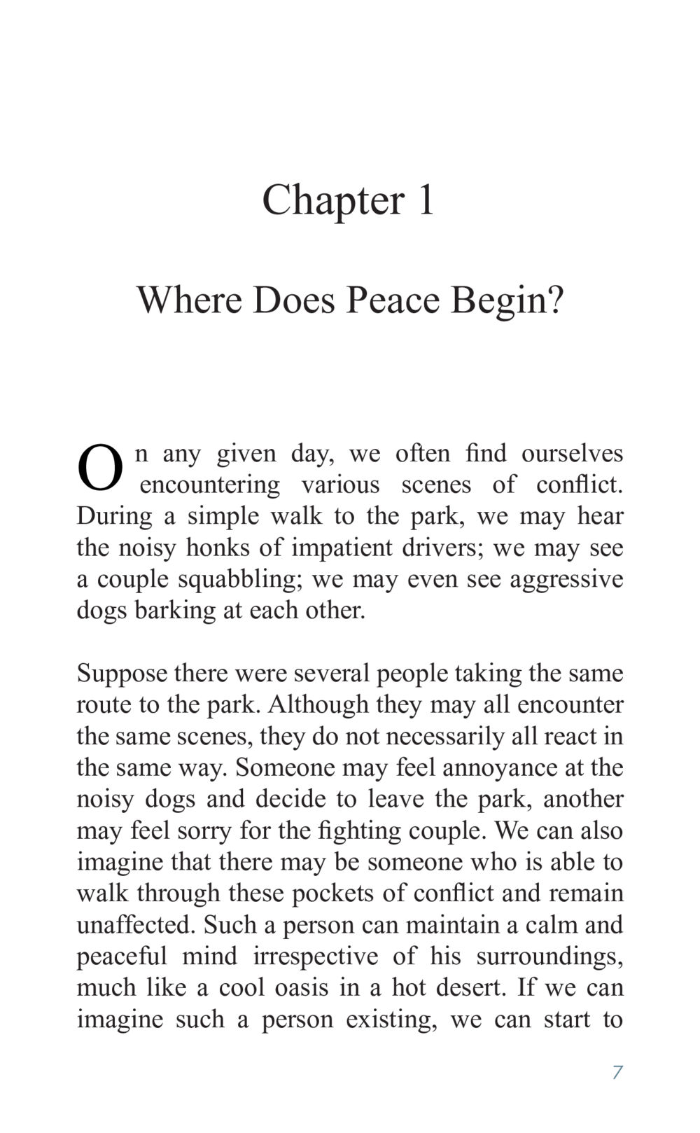 Where Does Peace Begin? Golden Age of Inner Peace หน้า 7