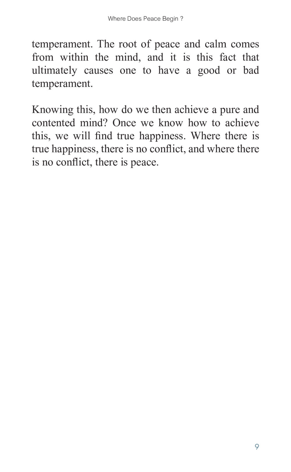 Where Does Peace Begin? Golden Age of Inner Peace หน้า 9