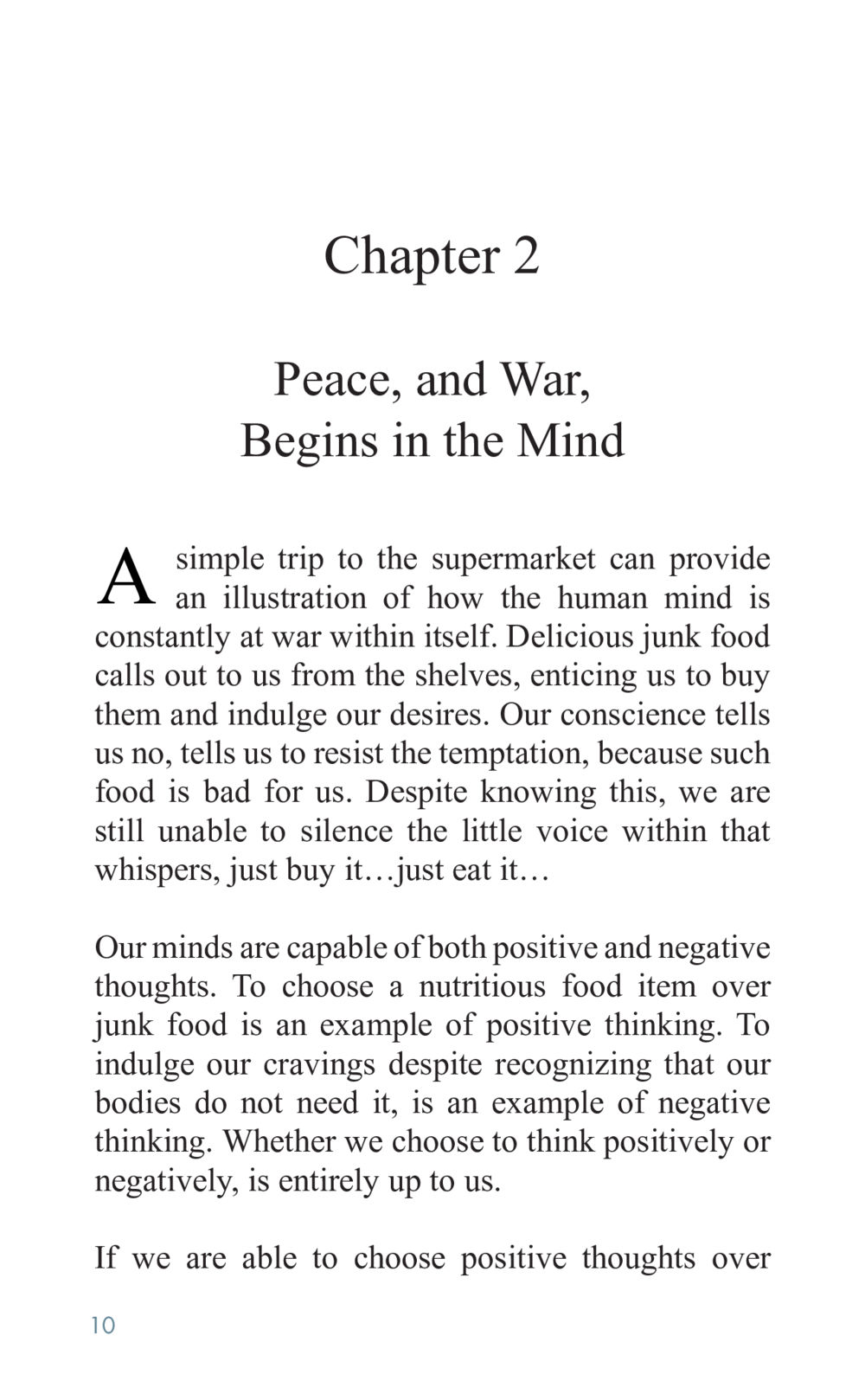 The Battle of the Mind: Choosing Peace over Temptation Golden Age of Inner Peace หน้า 10