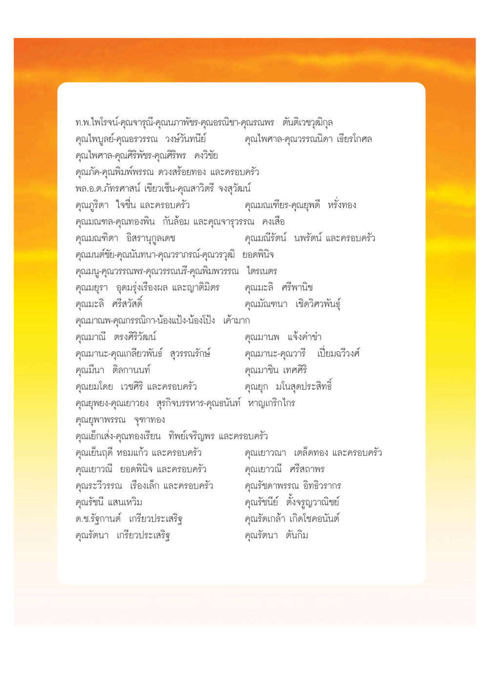 รายชื่อบุคคลในเรื่องราวสำคัญ เปิดค่าย ตำนานสามเณรเตรียมบวชอุทิศชีวิต หน้า 226