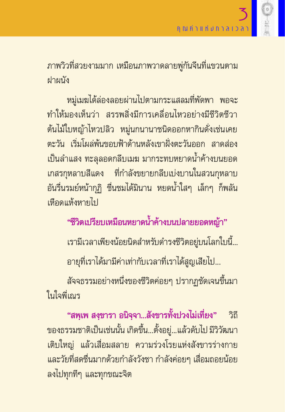 การสะท้อนความจริงของชีวิต พี่เณร สอนน้อง หน้า 119