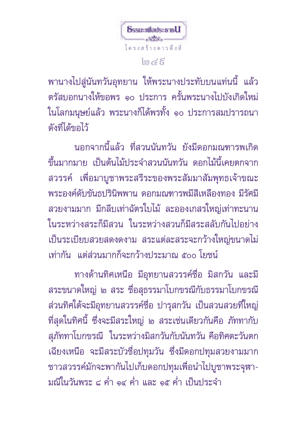 ธรรมะเพื่อประชา ธรรมะเพื่อประชาชน ฉบับปรโลก หน้า 250