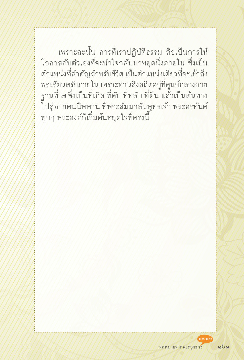 การปฏิบัติธรรมและการหยุดใจภายใน สุขแบบพระ หน้า 227