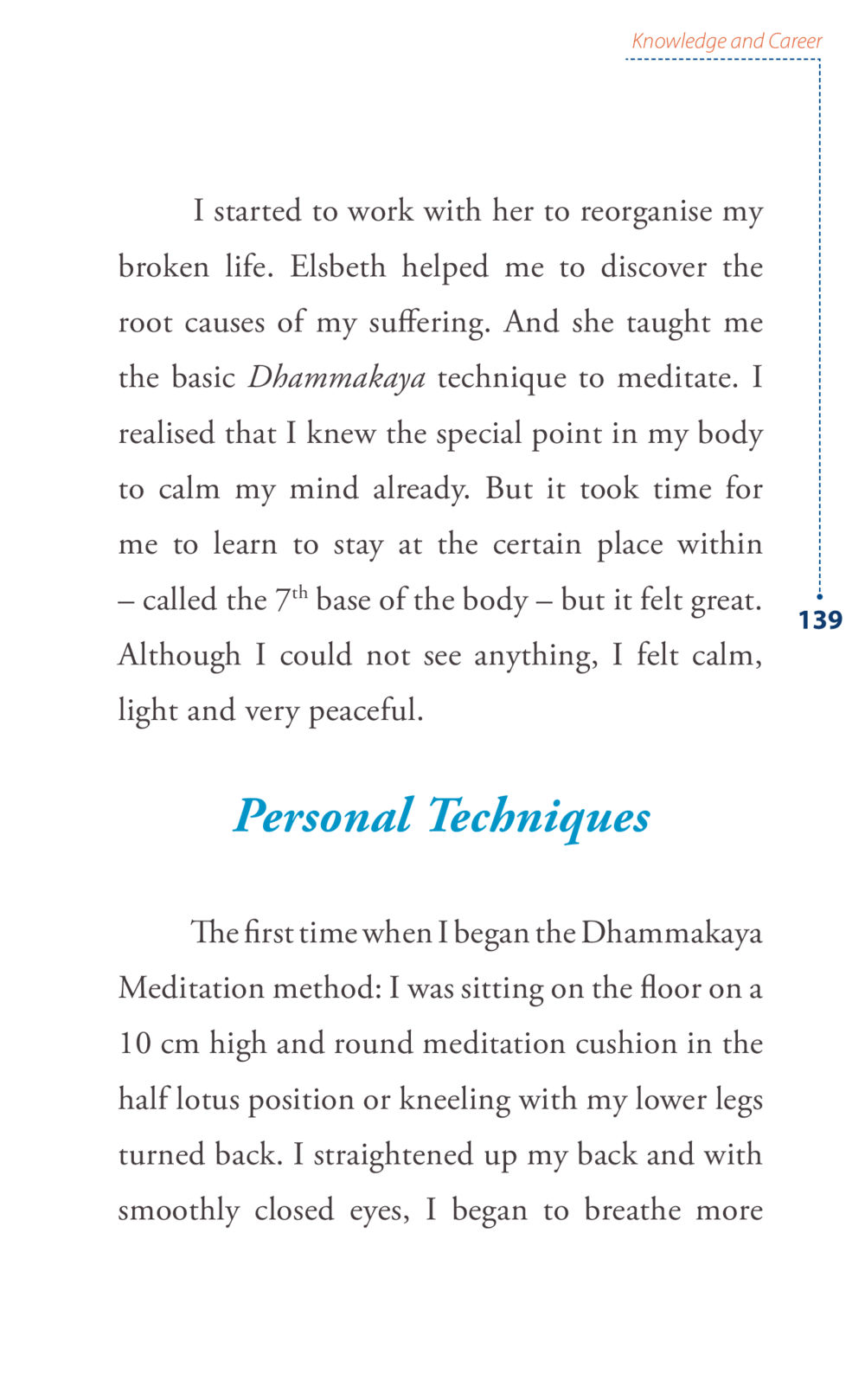Understanding Dhammakaya Meditation and Personal Growth Journey to joy หน้า 139