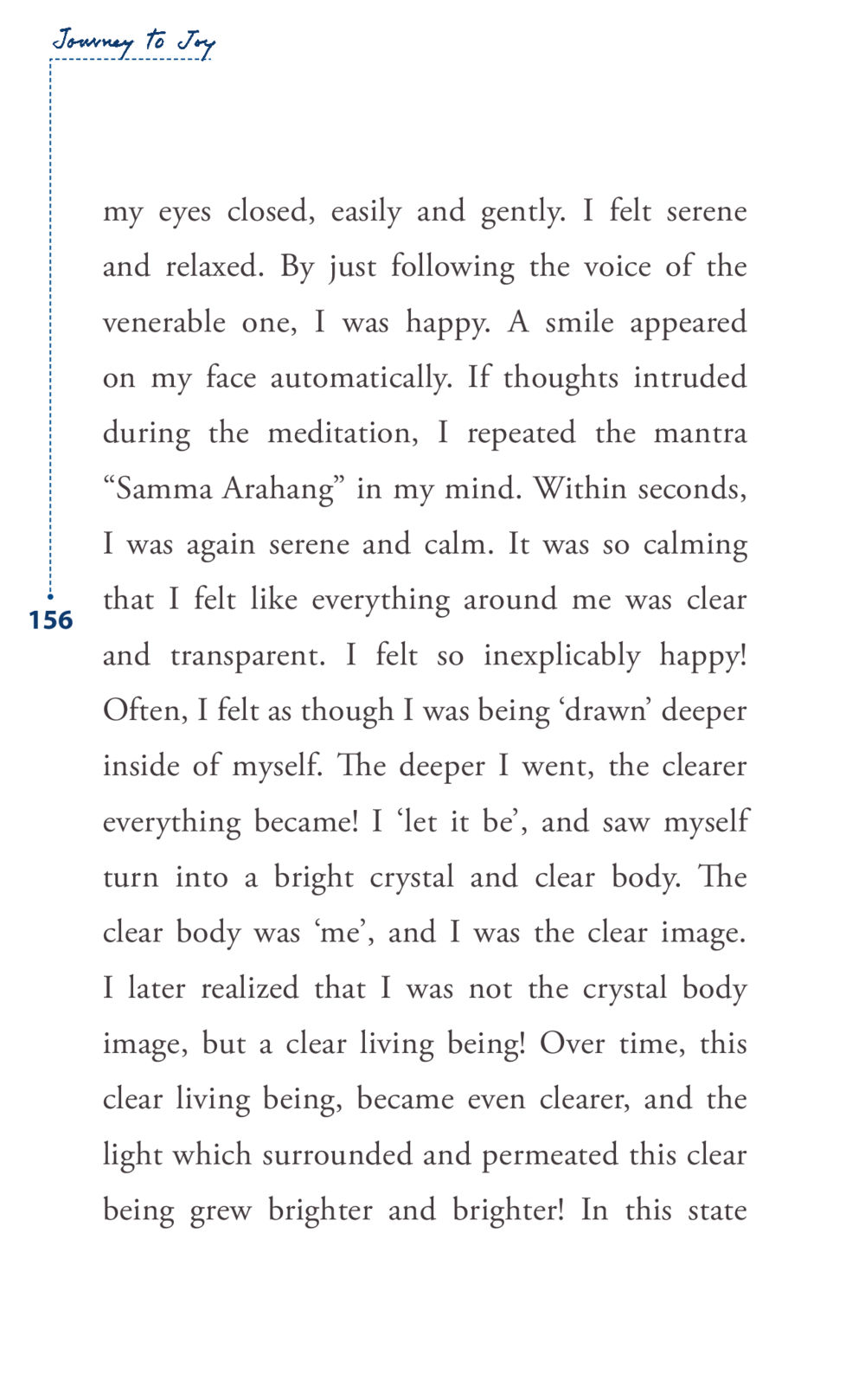Journey to Joy: Finding Inner Peace Journey to joy หน้า 156