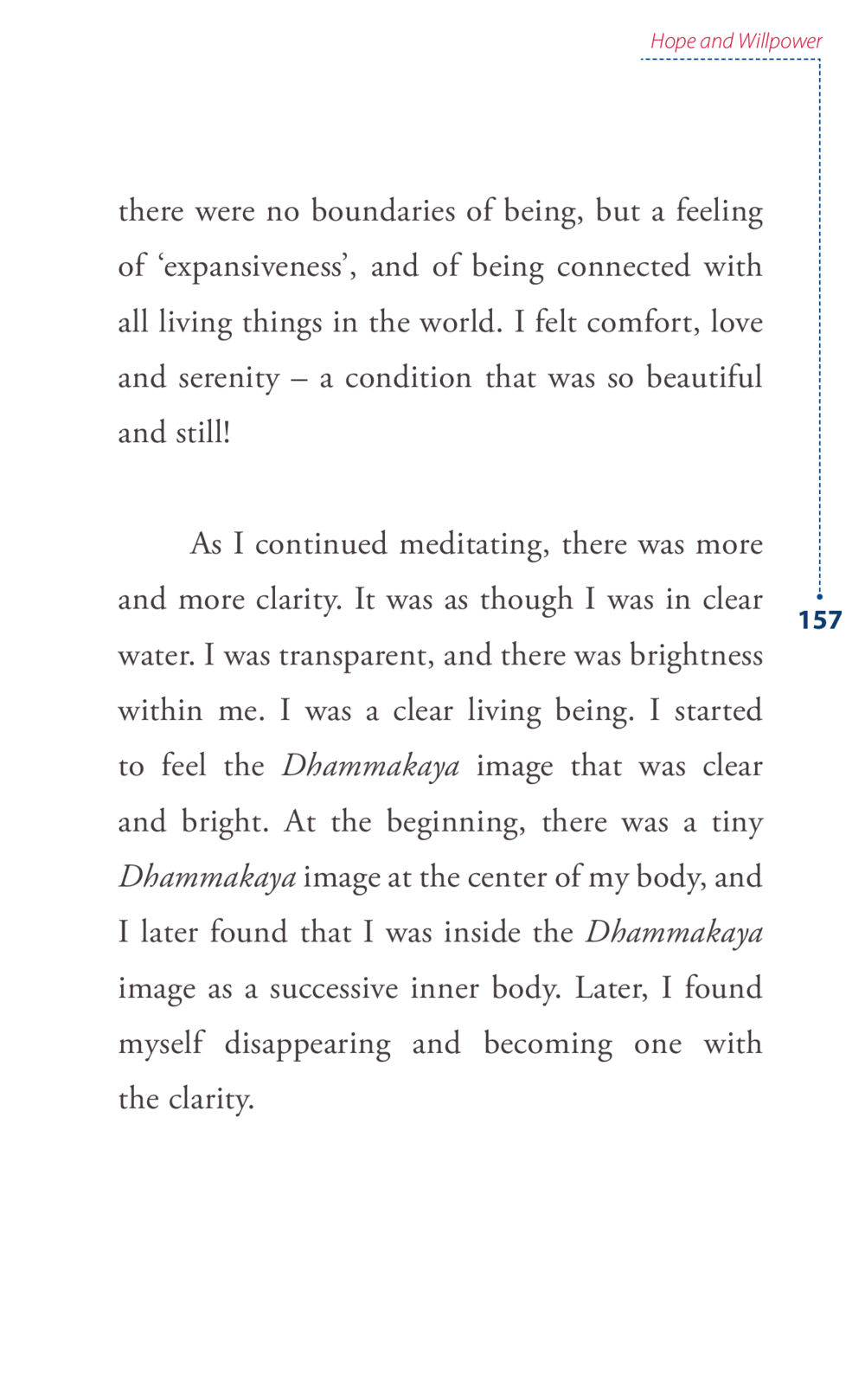 Hope and Willpower Journey to joy หน้า 157