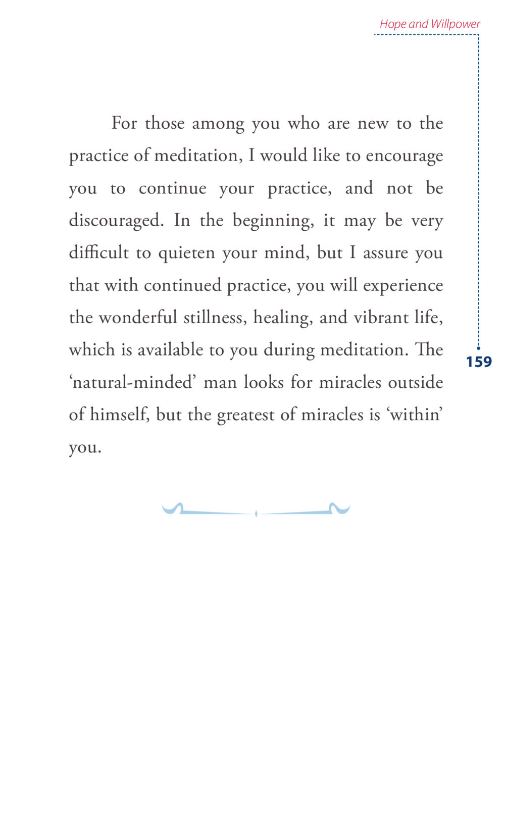Hope and Willpower in Meditation Journey to joy หน้า 159