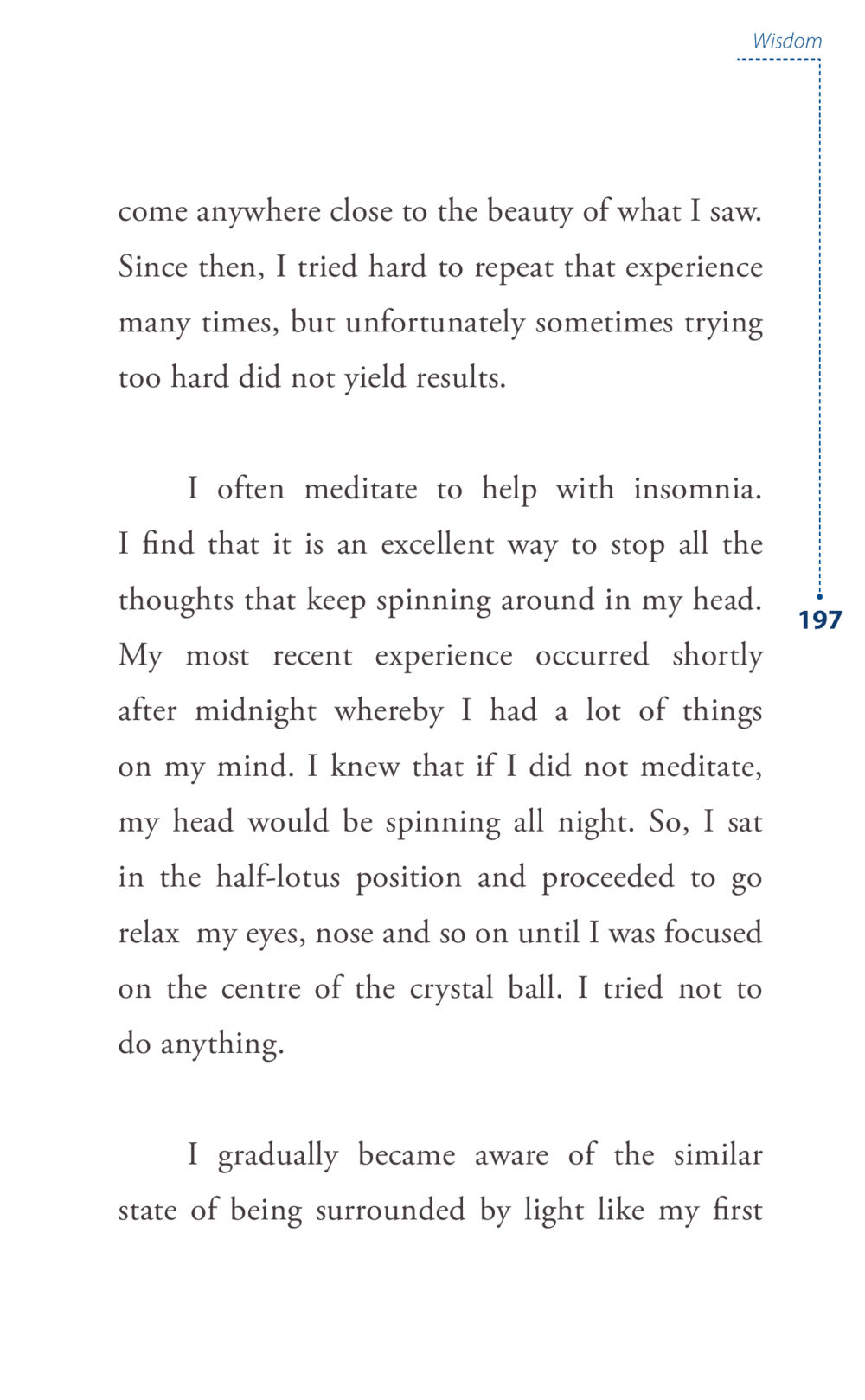 Experiencing Meditation and Inner Peace Journey to joy หน้า 197