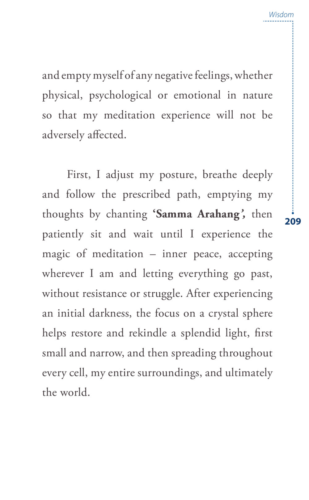 The Journey of Meditation and Inner Peace Journey to joy หน้า 209