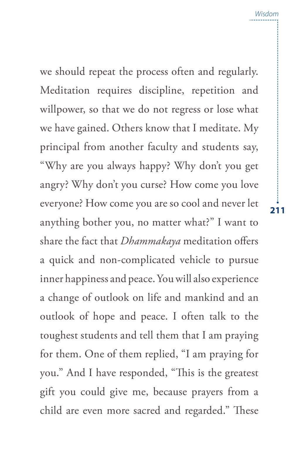 The Power of Meditation Journey to joy หน้า 211