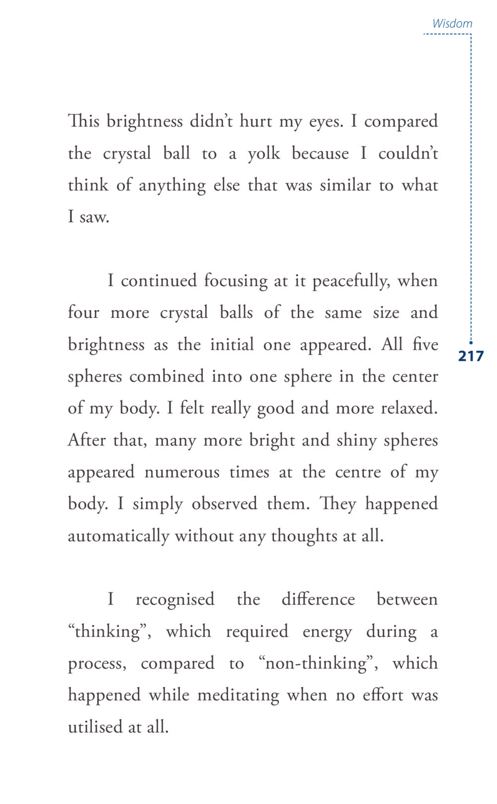 The Power of Non-Thinking in Meditation Journey to joy หน้า 217