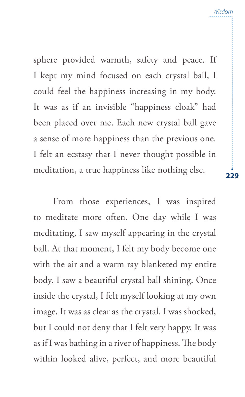 The Journey to Inner Happiness through Meditation Journey to joy หน้า 229