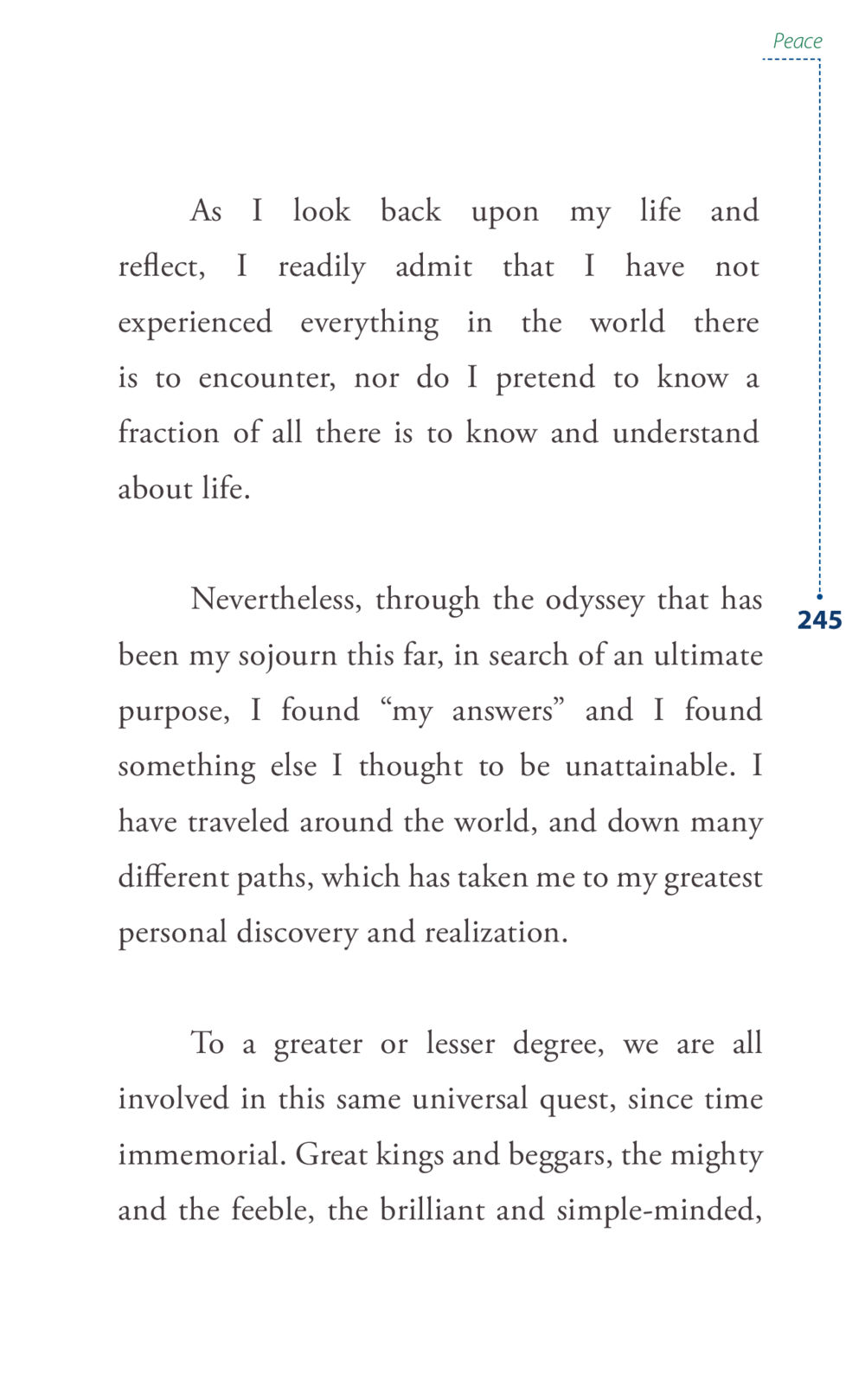 Reflections on Life's Journey Journey to joy หน้า 245