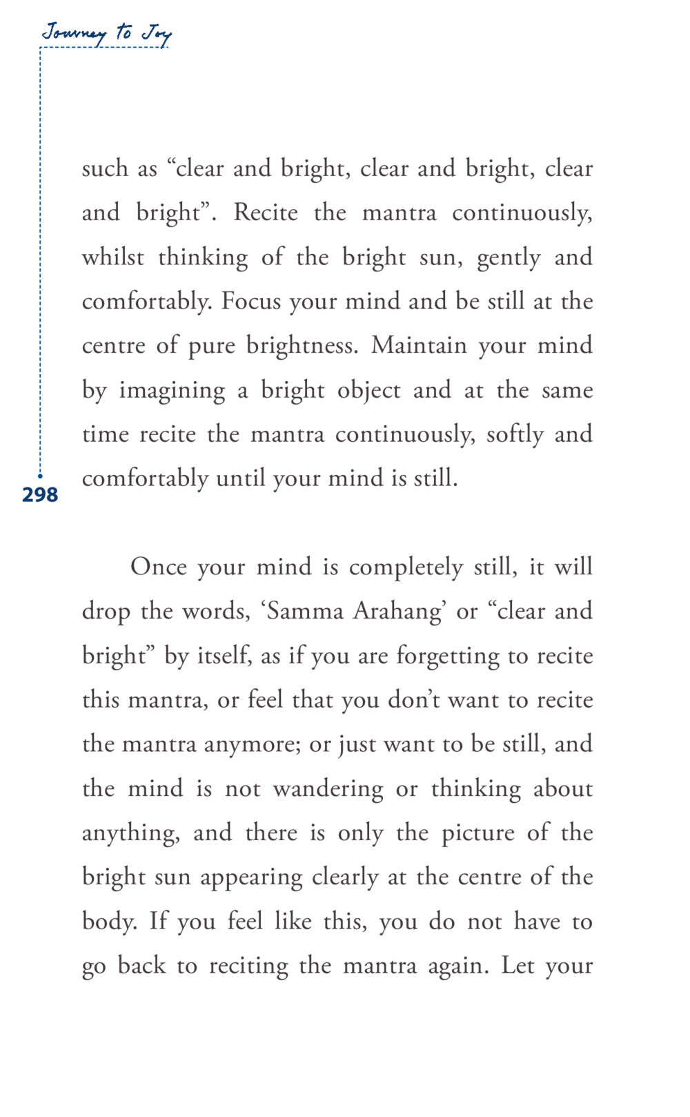 Journey to Joy: Achieving Mindfulness through Mantras Journey to joy หน้า 298