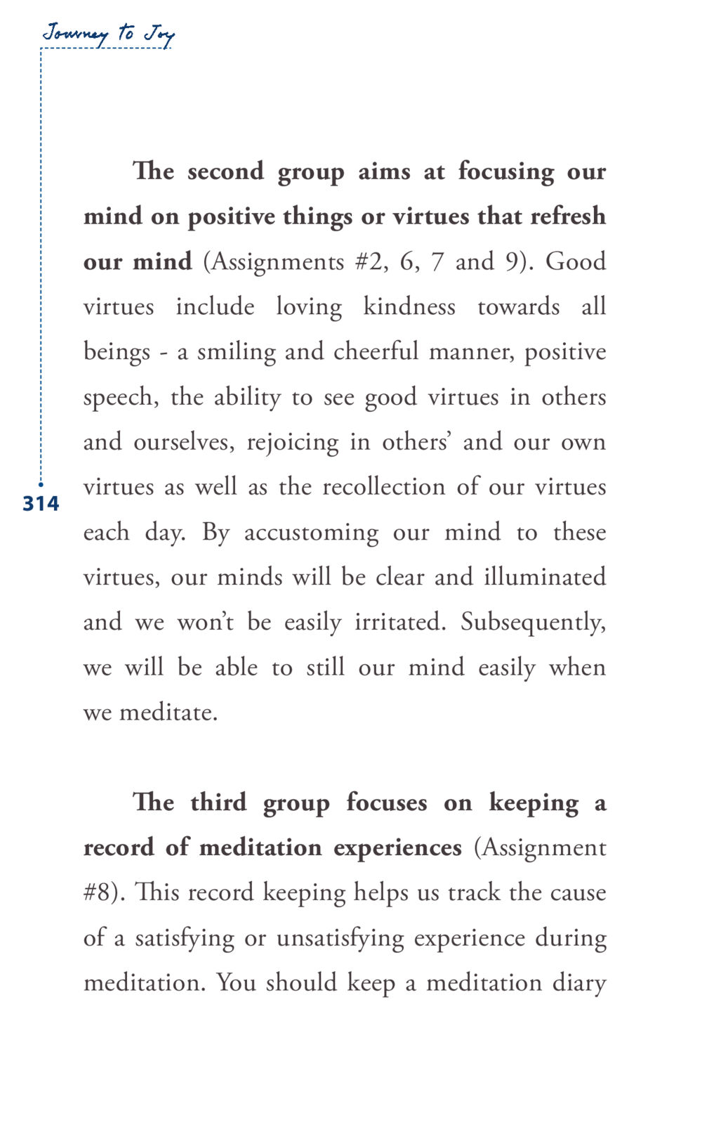 Journey to Joy: Cultivating Positive Virtues Journey to joy หน้า 314