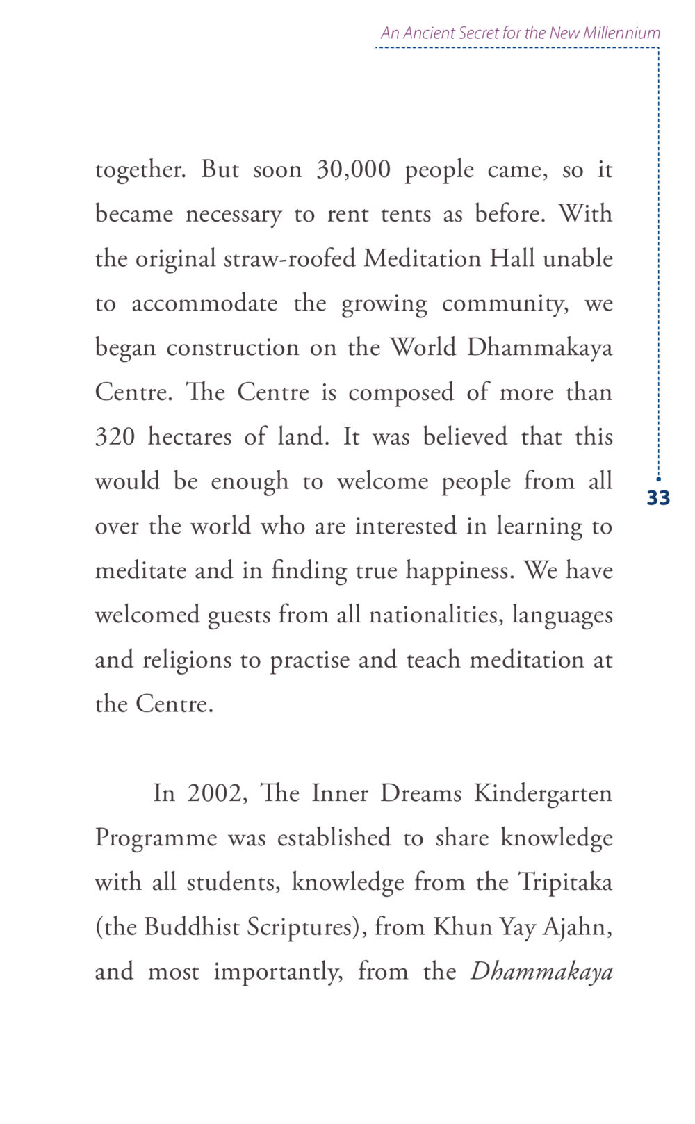 An Ancient Secret for the New Millennium Journey to joy หน้า 33