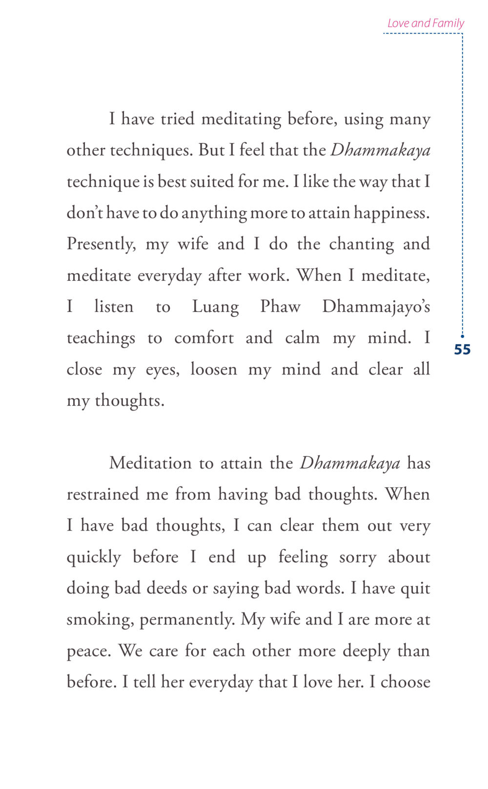Meditation and Its Impact on Love and Family Journey to joy หน้า 55