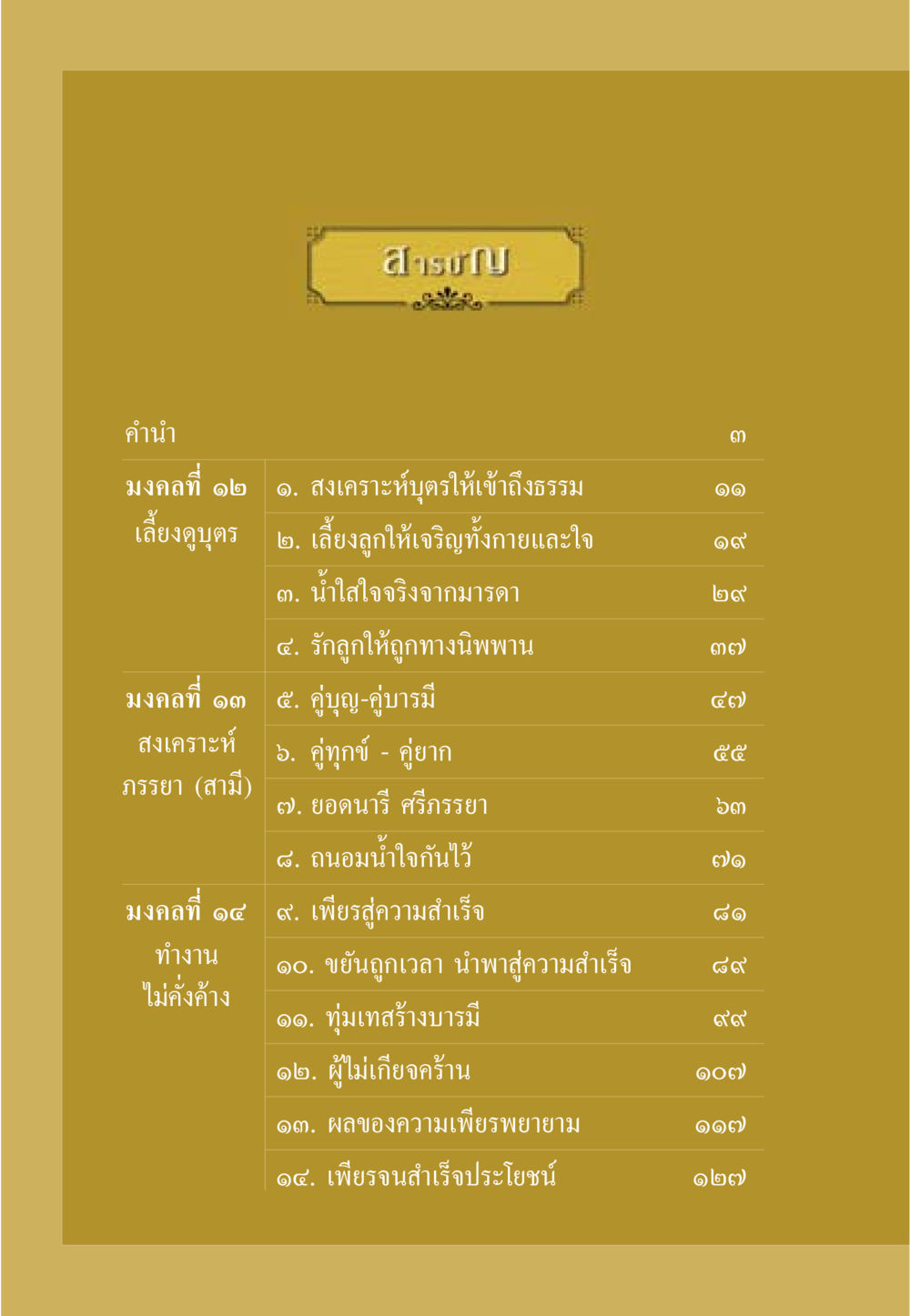 มงคลสำหรับการเลี้ยงดูและการงาน ธรรมะเพื่อประชาชน มงคลชีวิต เล่ม 3 หน้า 7