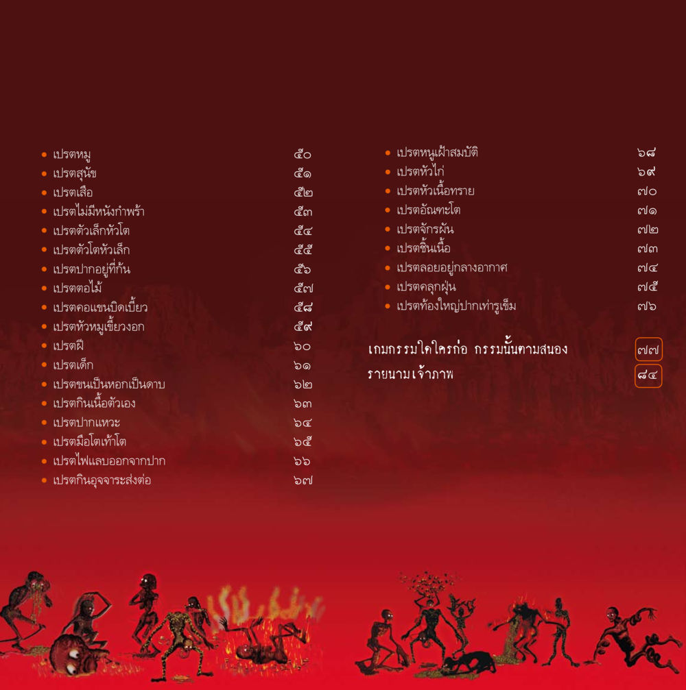 ชนิดของเปรตต่างๆ เปรต ผู้ทนทรมานจากผลของบาป หน้า 4