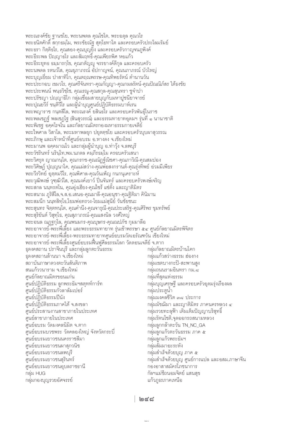 บุญและกิจกรรมทางศาสนา ง่าย...แต่..ลึก!!! หน้า 248