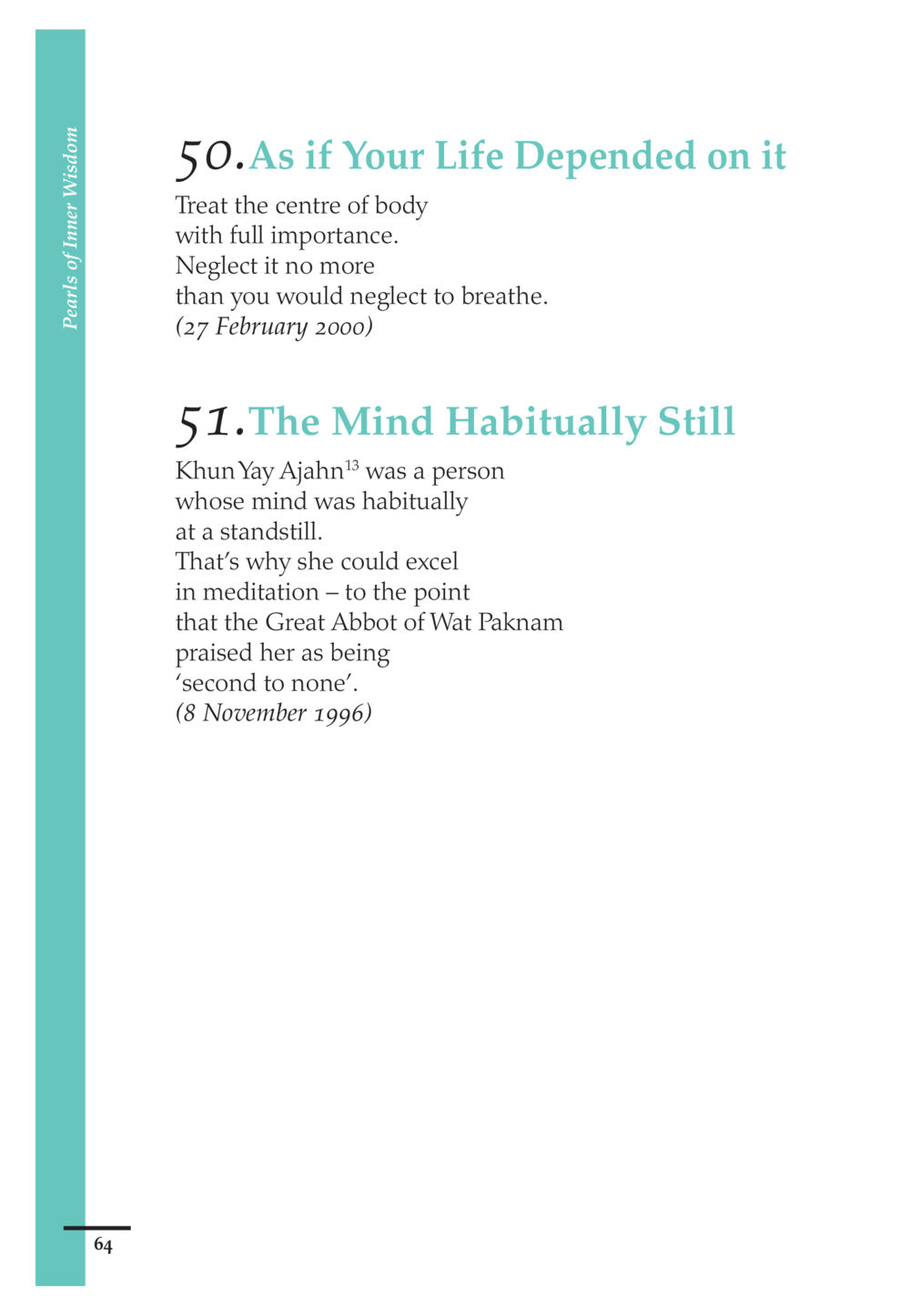 Pearls of Inner Wisdom: Mind and Body Connection Pearls of Inner Wisdom หน้า 65