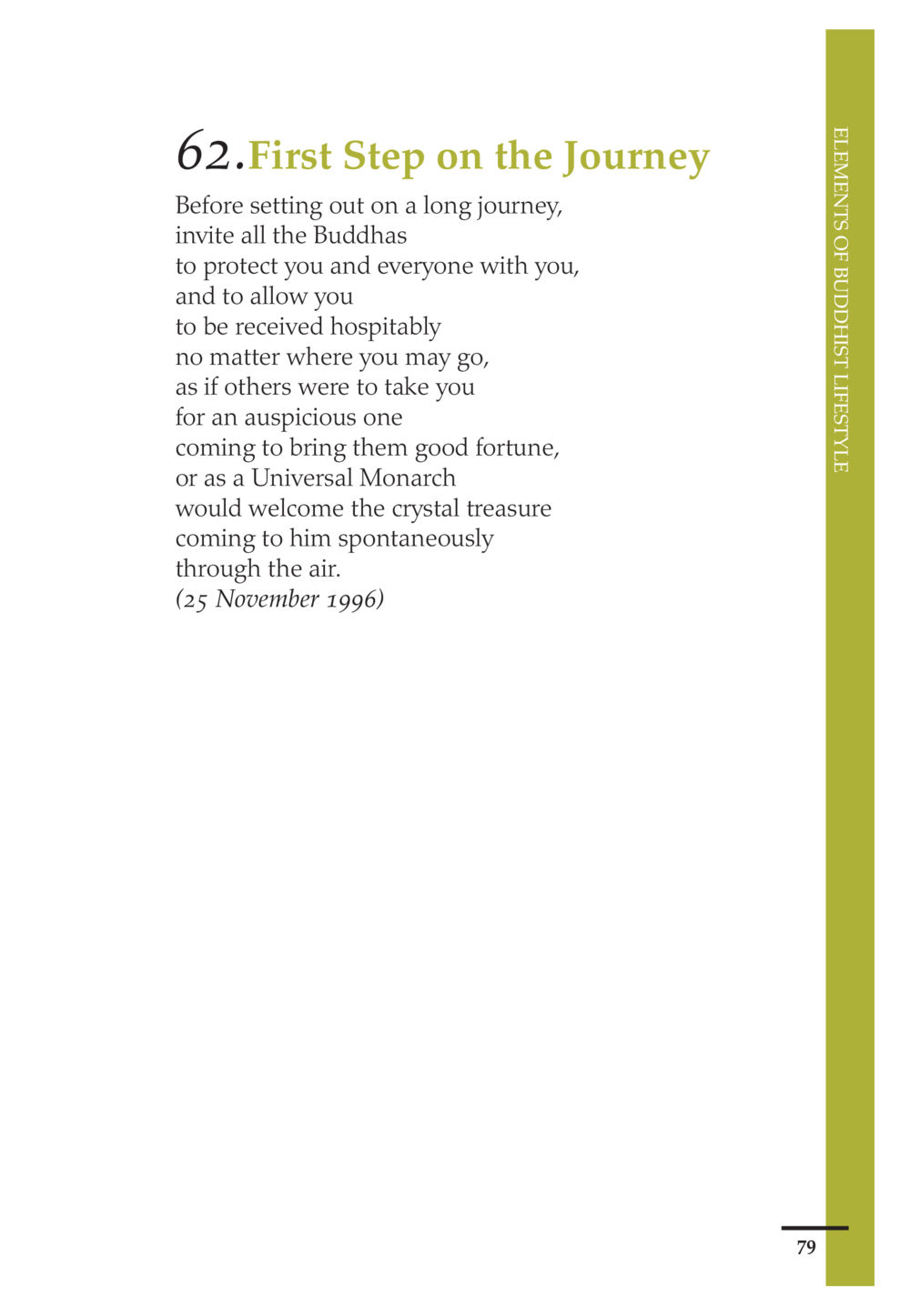 Elements of Buddhist Lifestyle Pearls of Inner Wisdom หน้า 80
