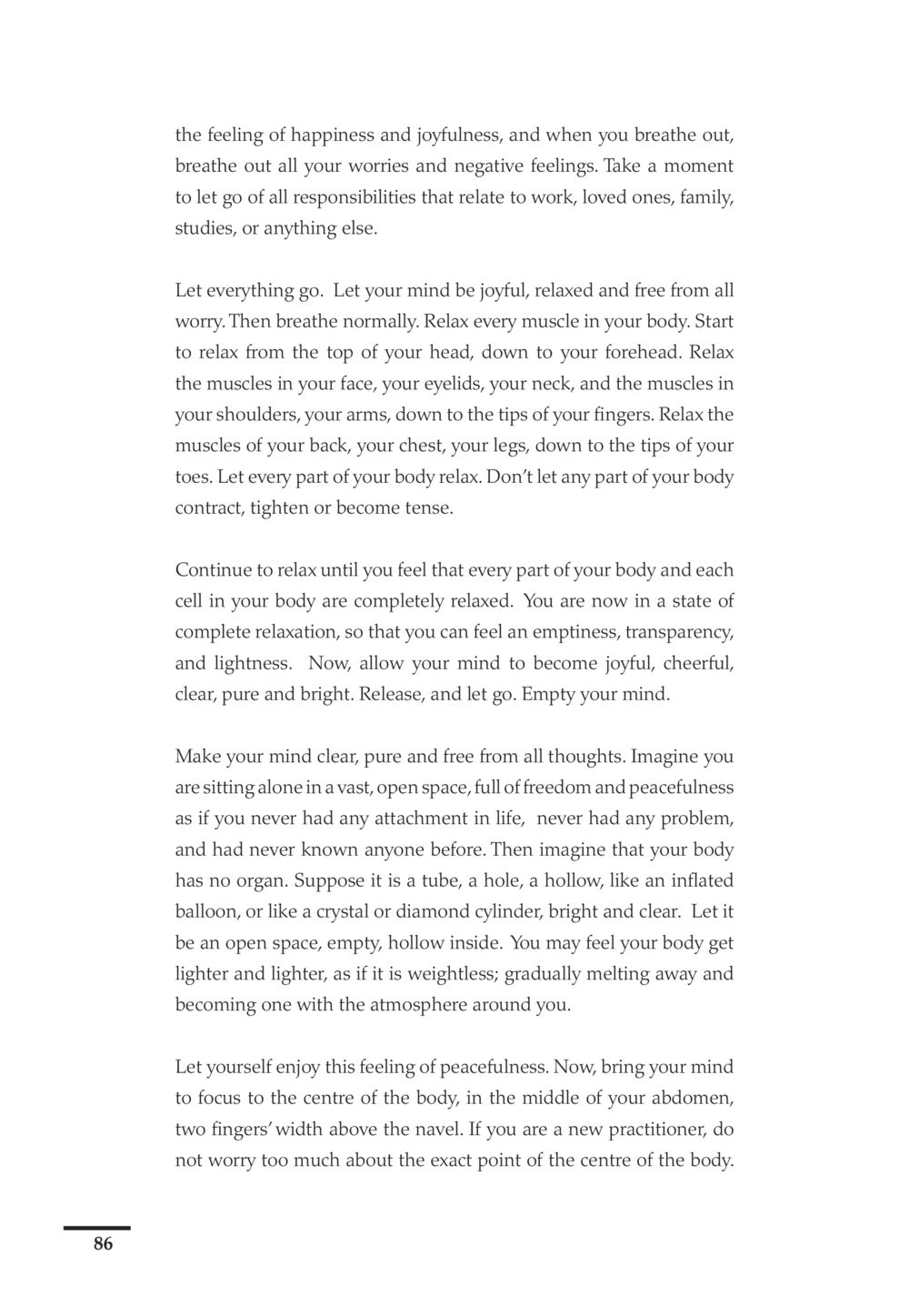 Achieving Complete Relaxation and Joy Pearls of Inner Wisdom หน้า 87