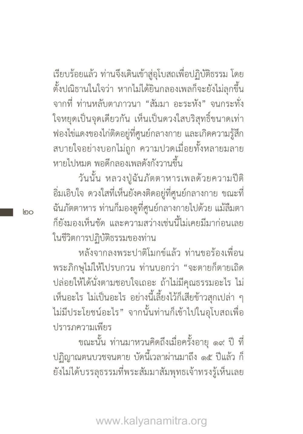 การปฏิบัติธรรมของหลวงปู่ ยิ่งรู้จัก ยิ่งเคารพรักท่าน (ฉบับพิเศษ) หน้า 21