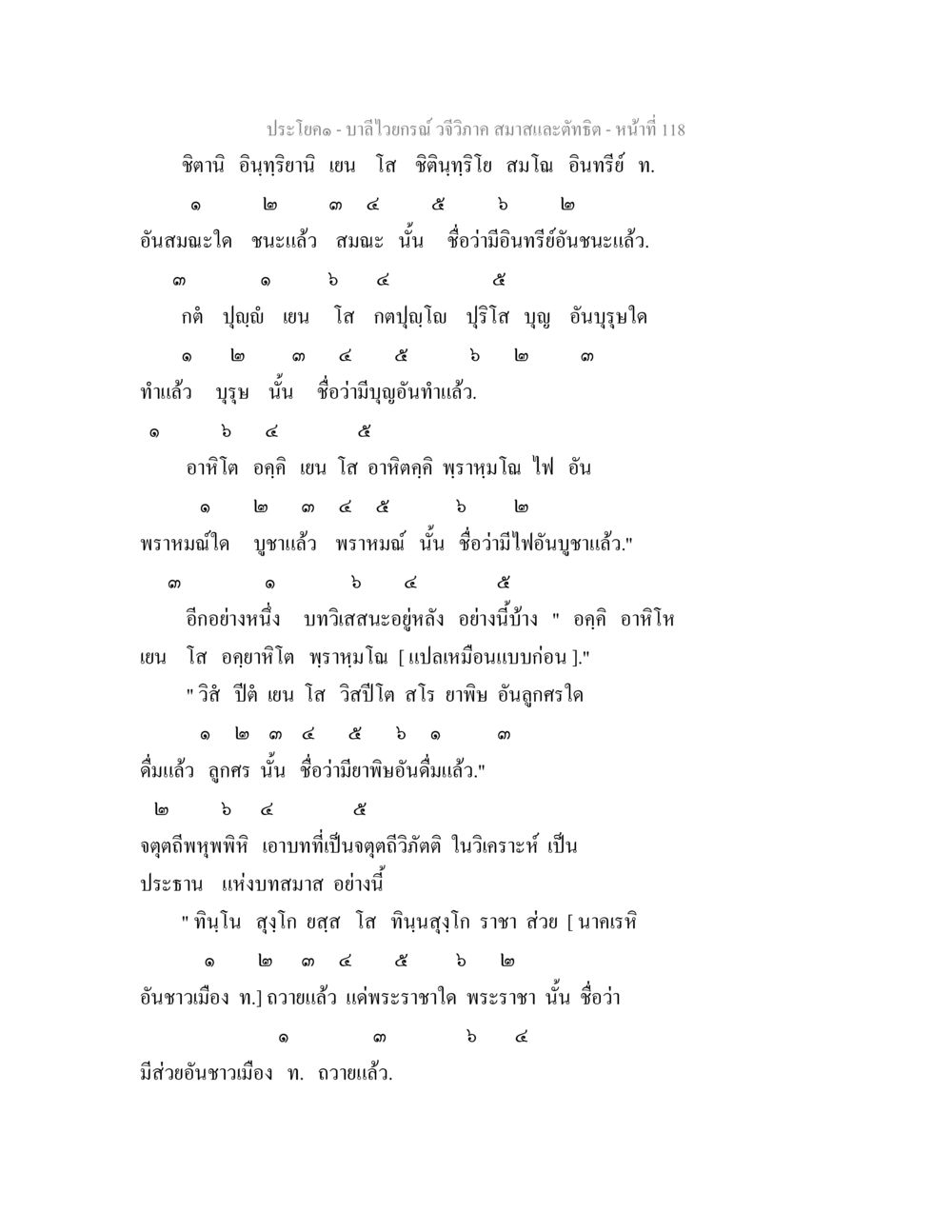 บาลีไวยกรณ์: วจีวิภาค สมาสและตัทธิต บาลีไวยกรณ์ วจีวิภาค สมาสและตัทธิต หน้า 12