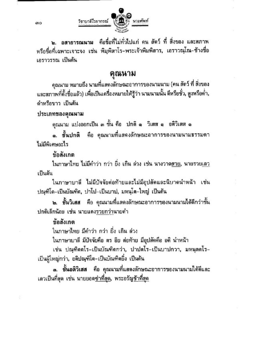 วิทยานิพนธ์ในอุบากรณ์ มอญภิรมย์ วิชาบาลีไวยากรณ์ เล่ม 1 หน้า 54