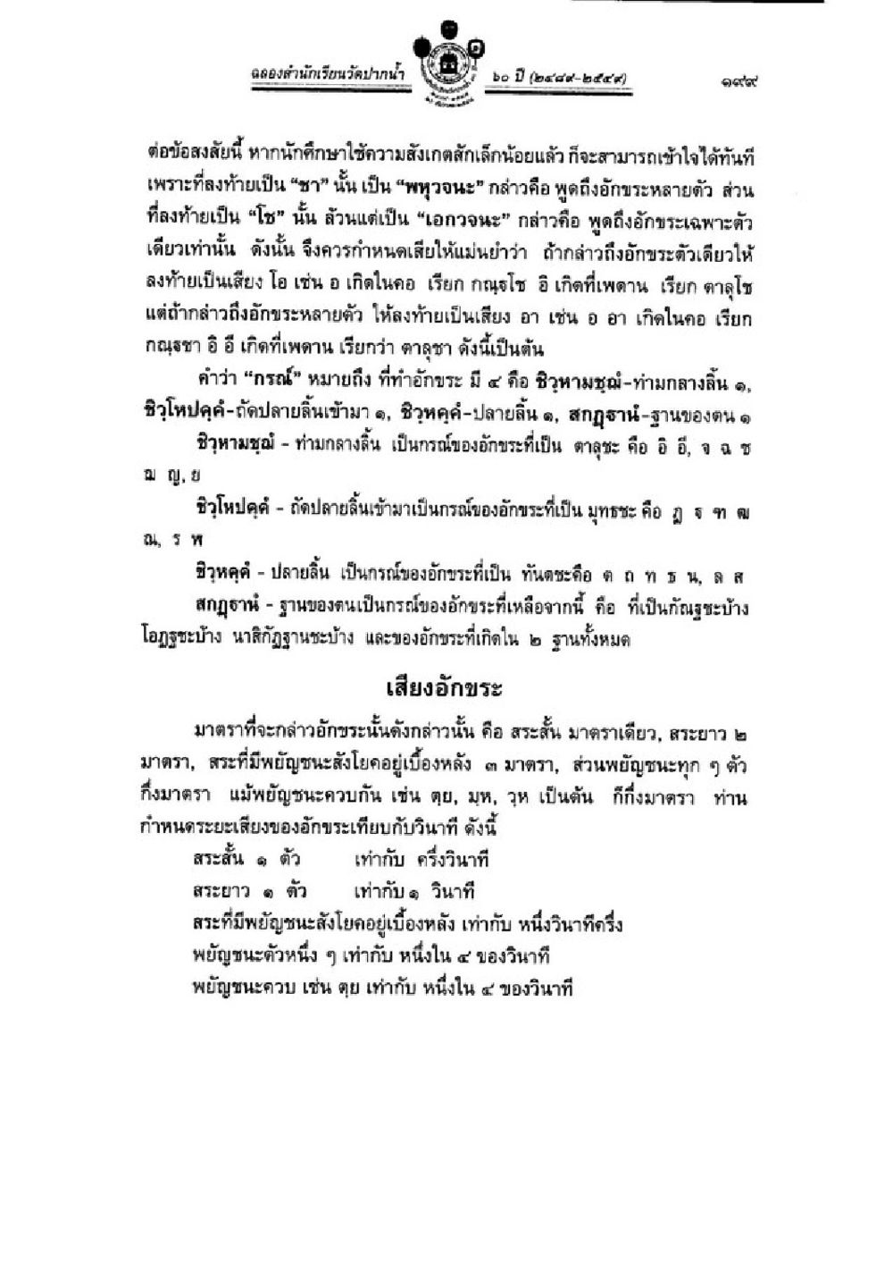 ตำรับอักษรพื้นเมืองวัฒนธรรม วิชาบาลีไวยากรณ์ เล่ม 3 หน้า 221