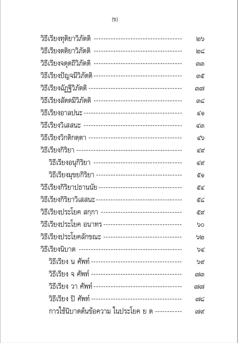 วิธีเรียงทฤษฎีและการใช้งบตันข้อความ คู่มือ วิชาแปลไทยเป็นมคธ ป.ธ.4-9 หน้า 10