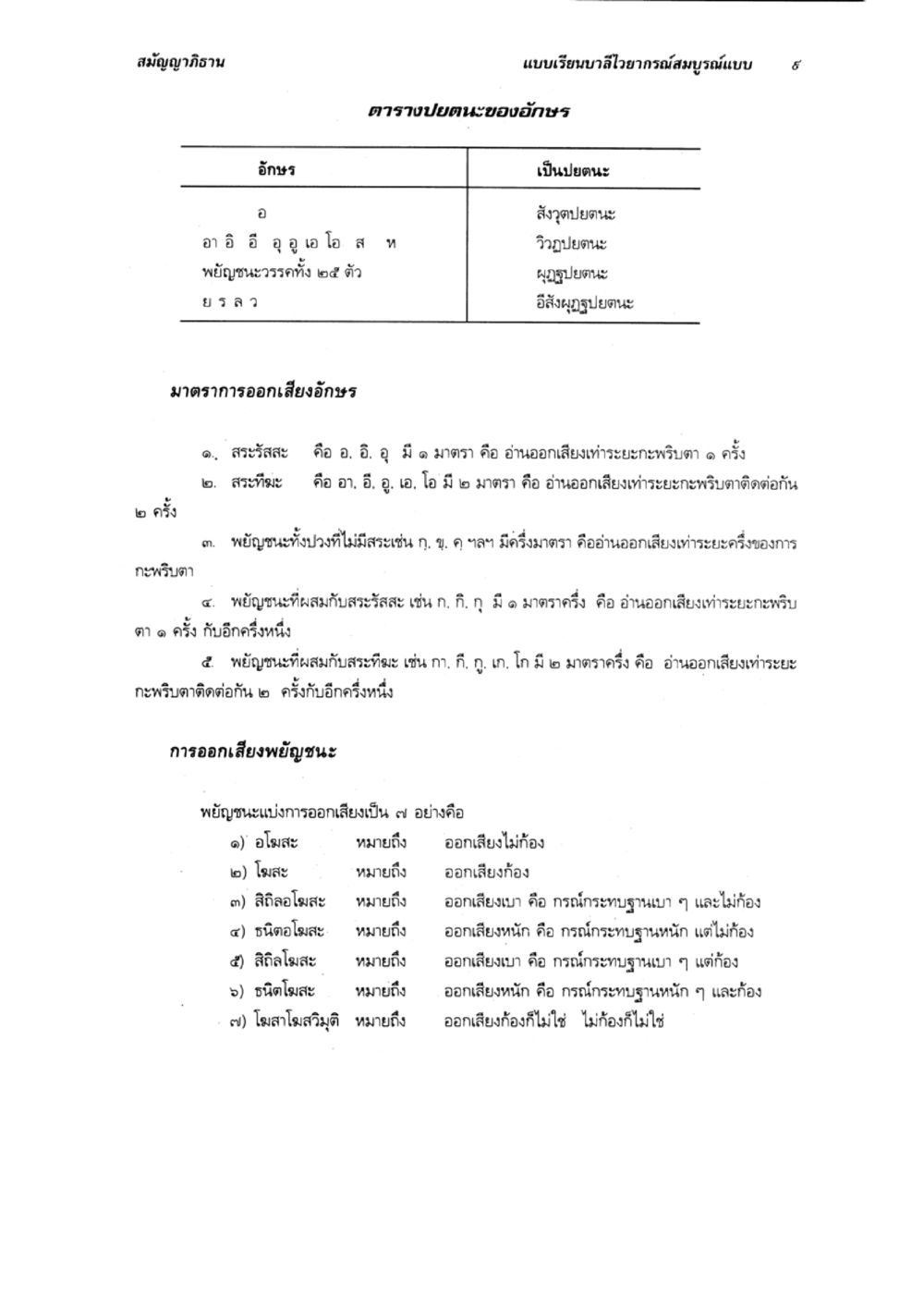 null แบบเรียนบาลีไวยากรณ์สมบูรณ์แบบ เล่ม 1 หน้า 9