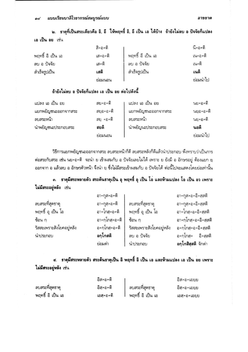 แบบเรียนลิไวยากรณ์สมบูรณ์แบบ แบบเรียนบาลีไวยากรณ์สมบูรณ์แบบ เล่ม 3 หน้า 22