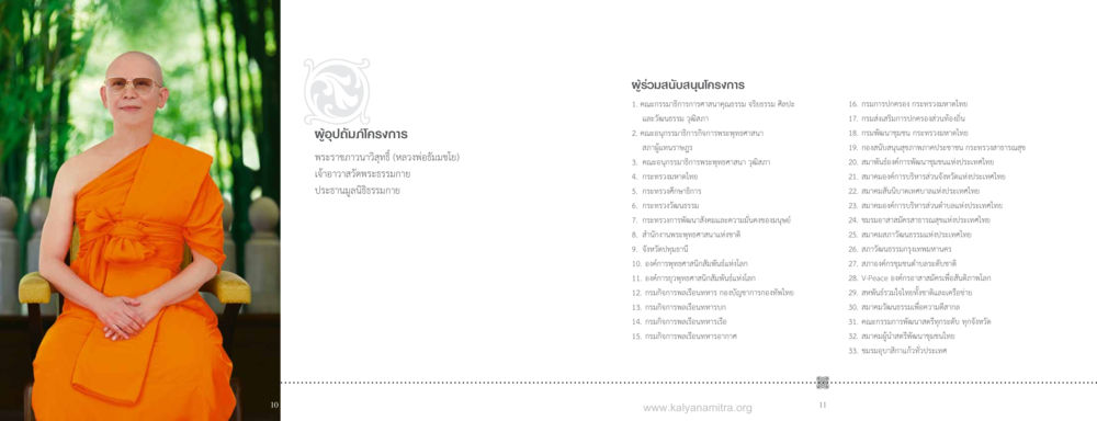 ผู้อุปถัมภ์โครงการพระราชภาวนาวิสุทธิ์ ชวนบวช หน้า 6