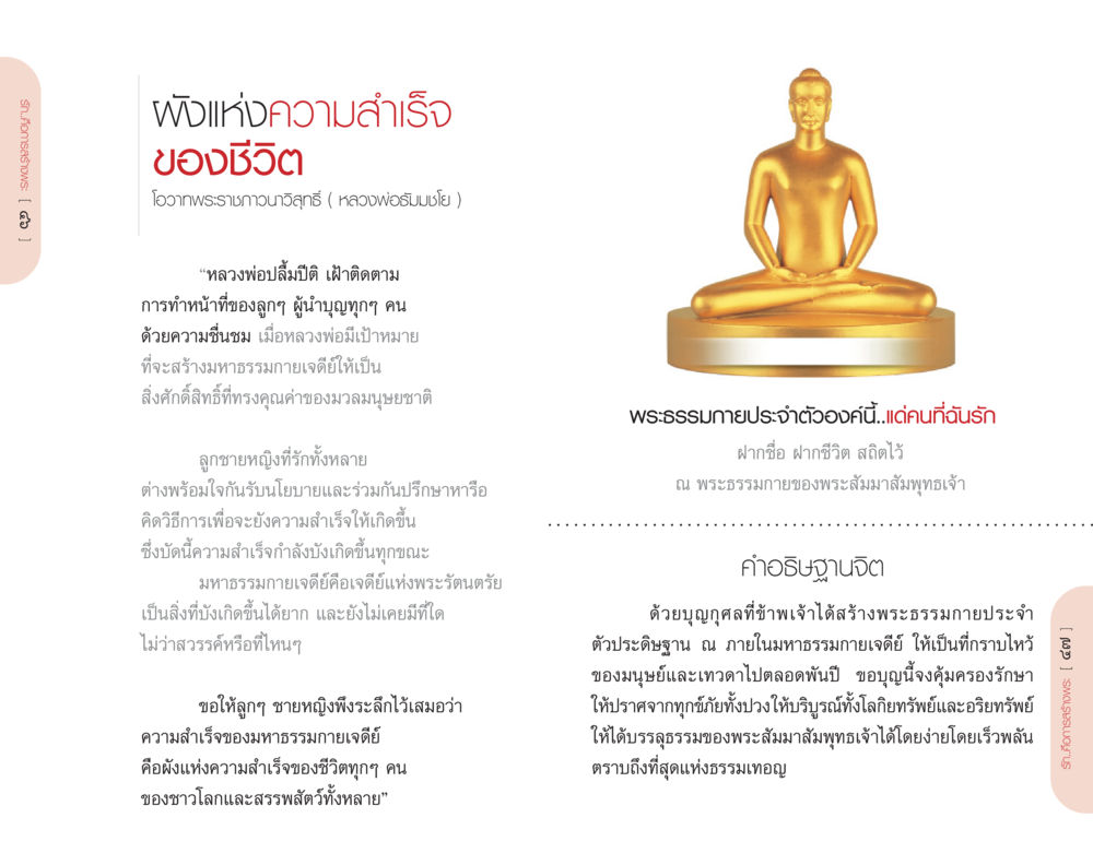 ผังแห่งความสำเร็จของชีวิต รักคือการสร้างพระ หน้า 24