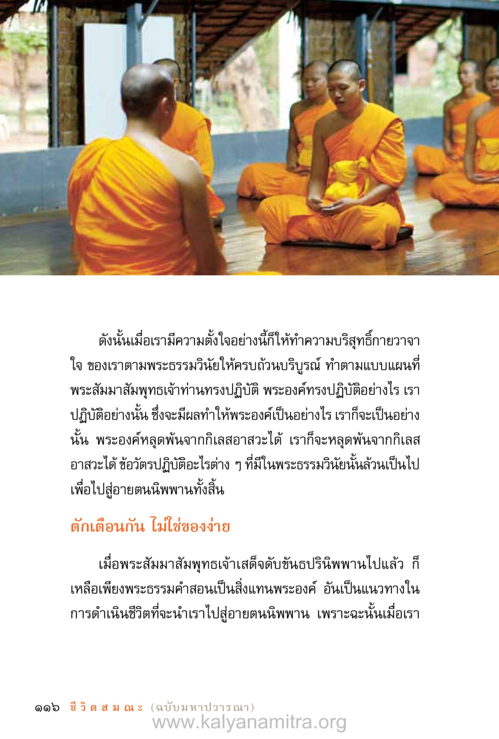 การปฏิบัติตามพระธรรมวินัย ชีวิตสมณะ (ฉบับมหาปวารณา) หน้า 197