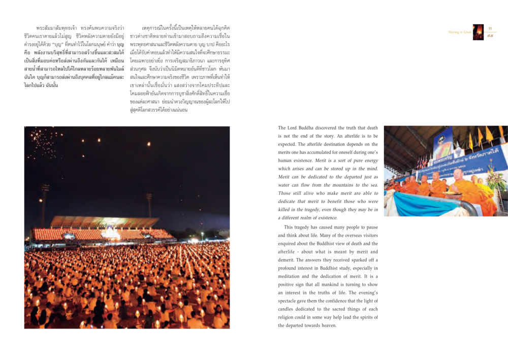 คำพูดแห่งความวิรัติในพุทธศาสนา Sharing is Great หน้า 29