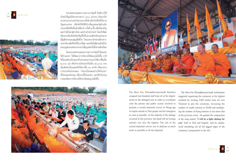 พระพรหมคุณวิศิษฏ์ และพิธีพลีในวันสำคัญ Sharing is Great หน้า 33